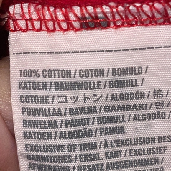 •HOLLISTER•MENS RED THERMAL RIBBED CREWNECK LONG SLEEVE LOGO SHIRT SIZE MEDIUM - Picture 7 of 7